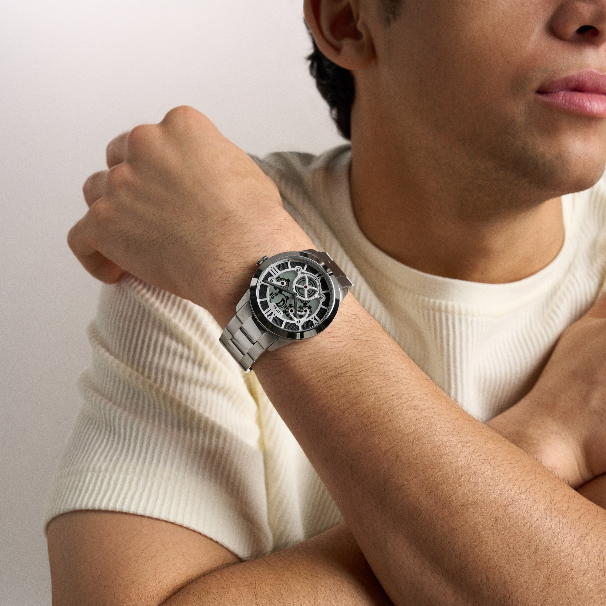 Fossil men's watch, two tone dial (view 8)