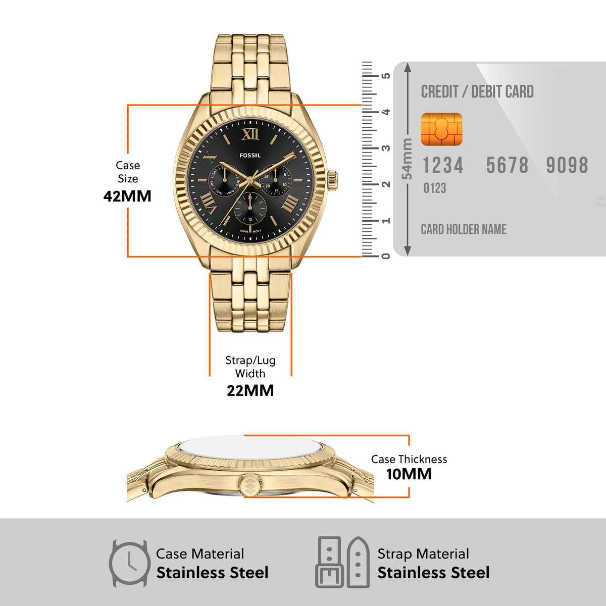 Fossil Campbell FS6218 view 7