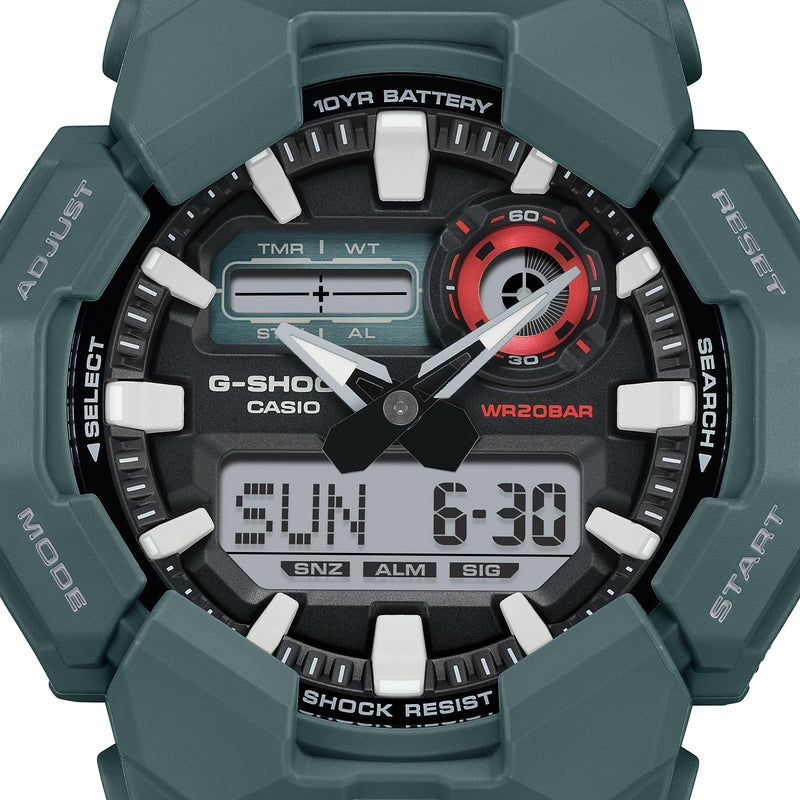 G-Shock Analog Digital Black Resin Band Watch GA010-2A