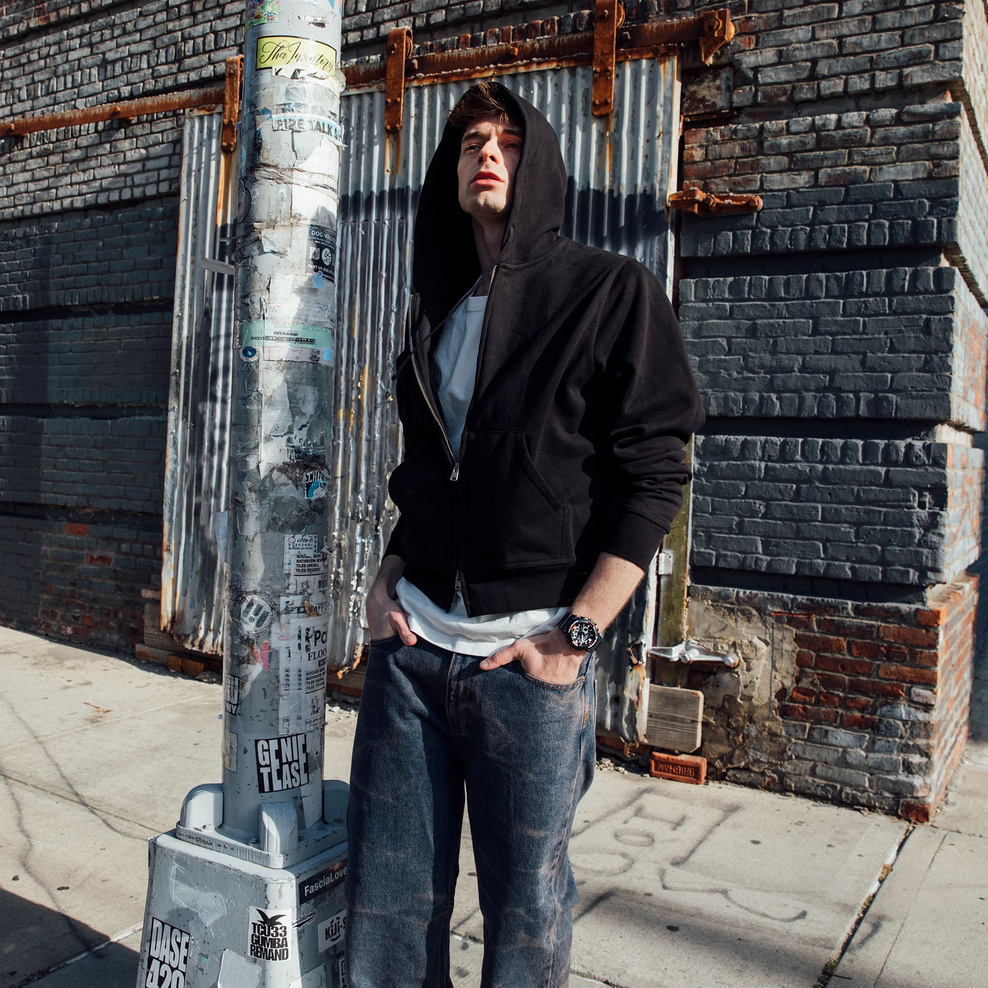 G-Shock Analog Digital Black Dial Black Resin Band Watch GA110RL-1A