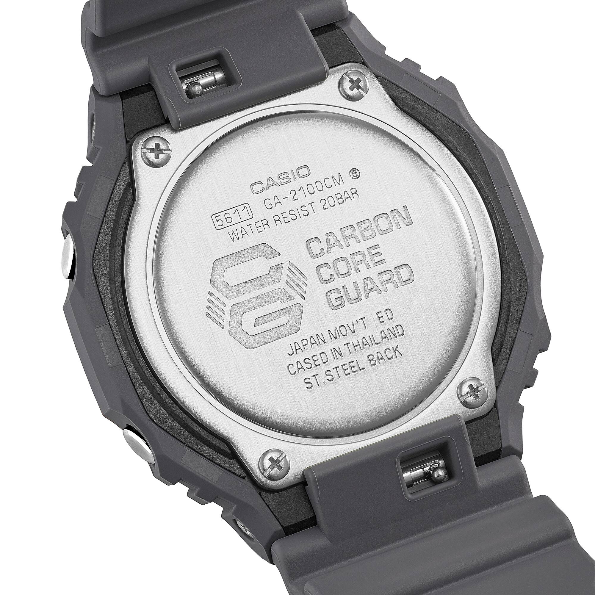 G-Shock Analog Digital Camouflage Resin Band and Black Dial Watch GA2100CM-8A