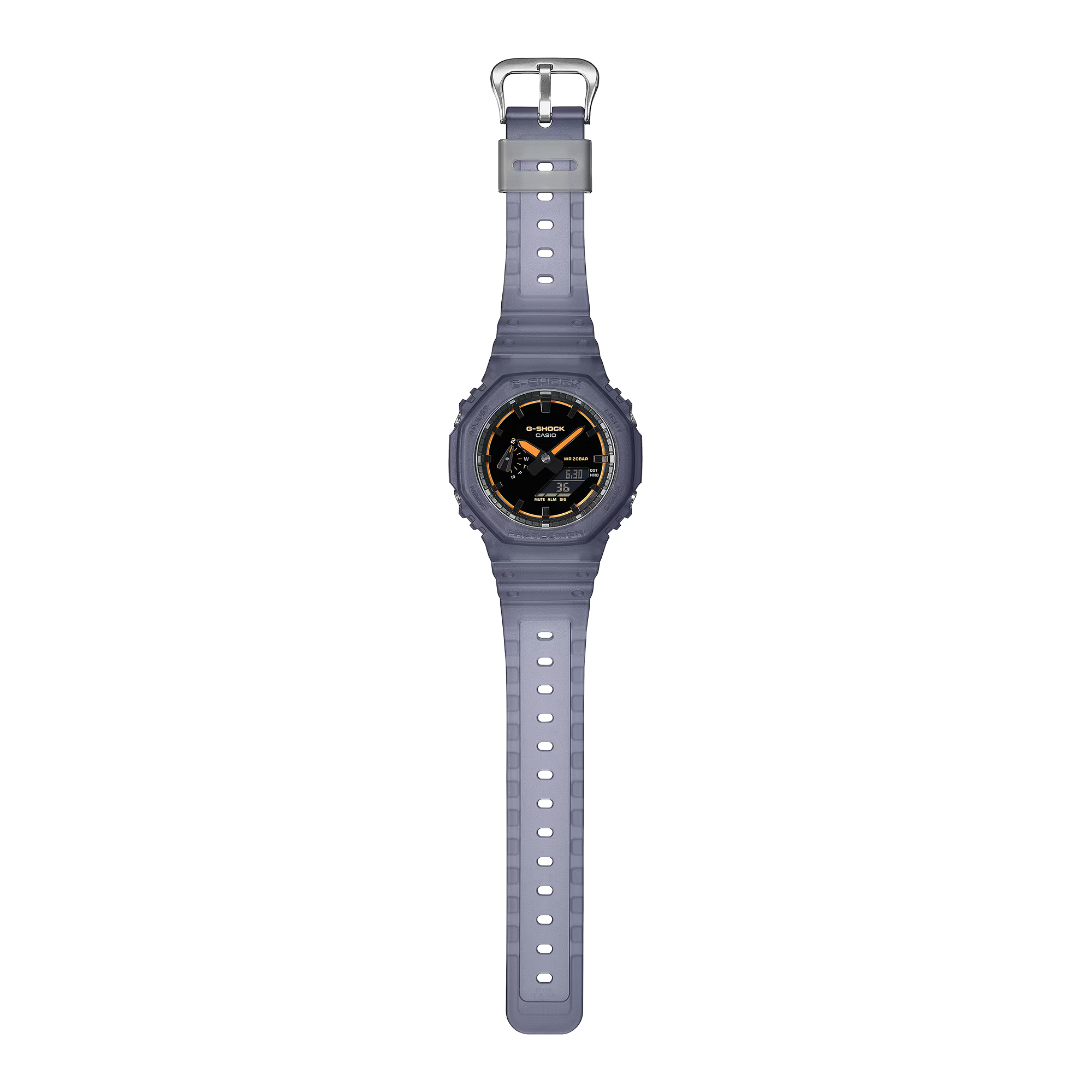 G-Shock Analog Digital Neon Orange Accents Watch GA2100K-2A
