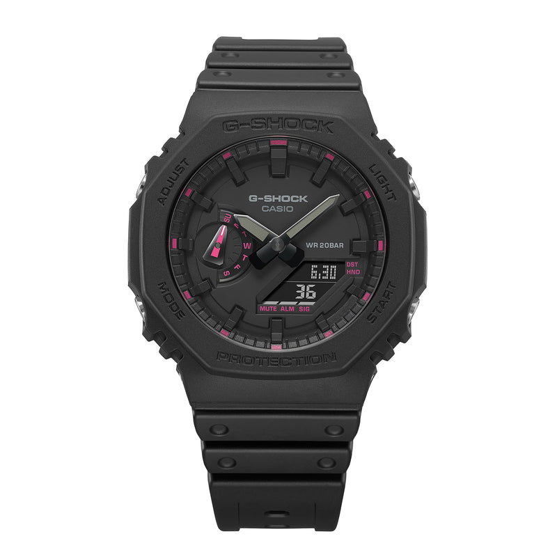 G-Shock Analog Digital DUO Black Resin Band Watch GA2100P-1A