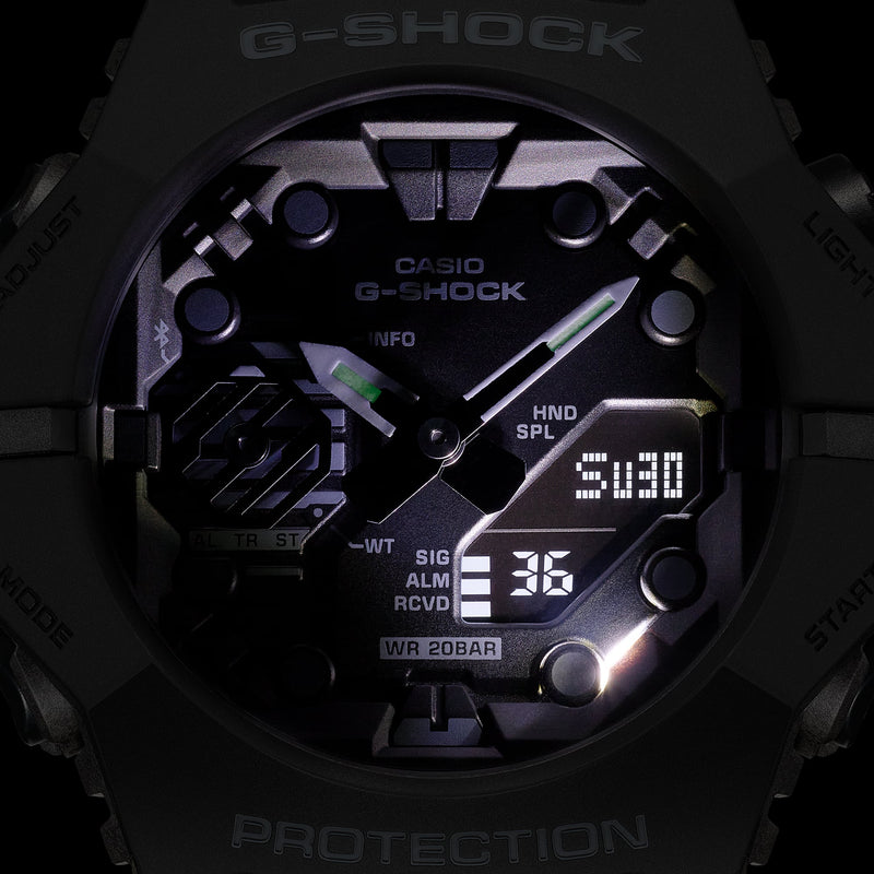 G-Shock Analog Digital Black Resin Band Watch GAB001-1A