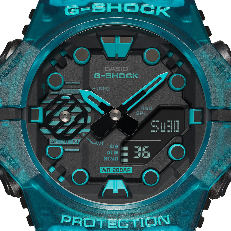 G-Shock Analog Digital DUO Blue Resin Band Watch GAB001G-2A