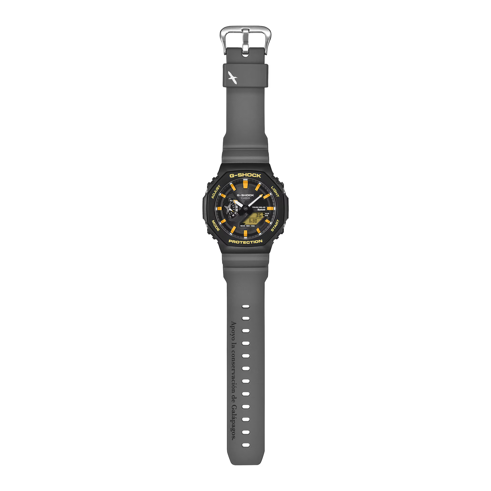 G-Shock Charles Darwin Foundation Black Band Yellow Watch GAB2100DF-1A