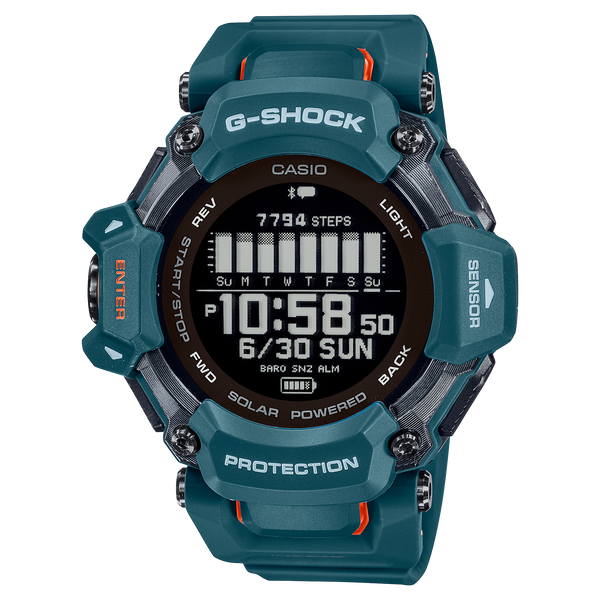 G-Shock Smart Heart Rate Blue Resin Strap Watch GBDH2000-2D