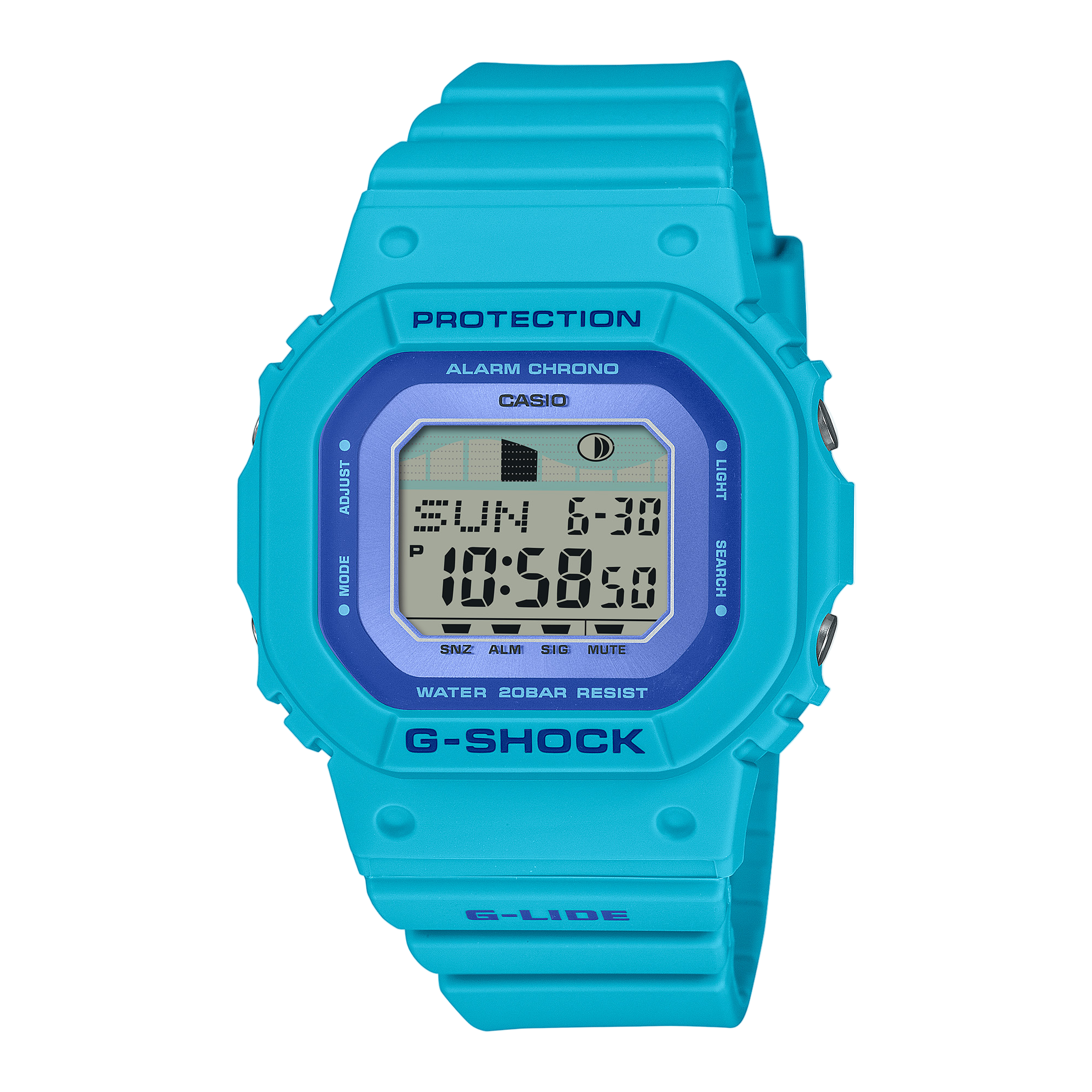 G-Shock G-lide Blue Resin Band Watch GLXS5610-2D