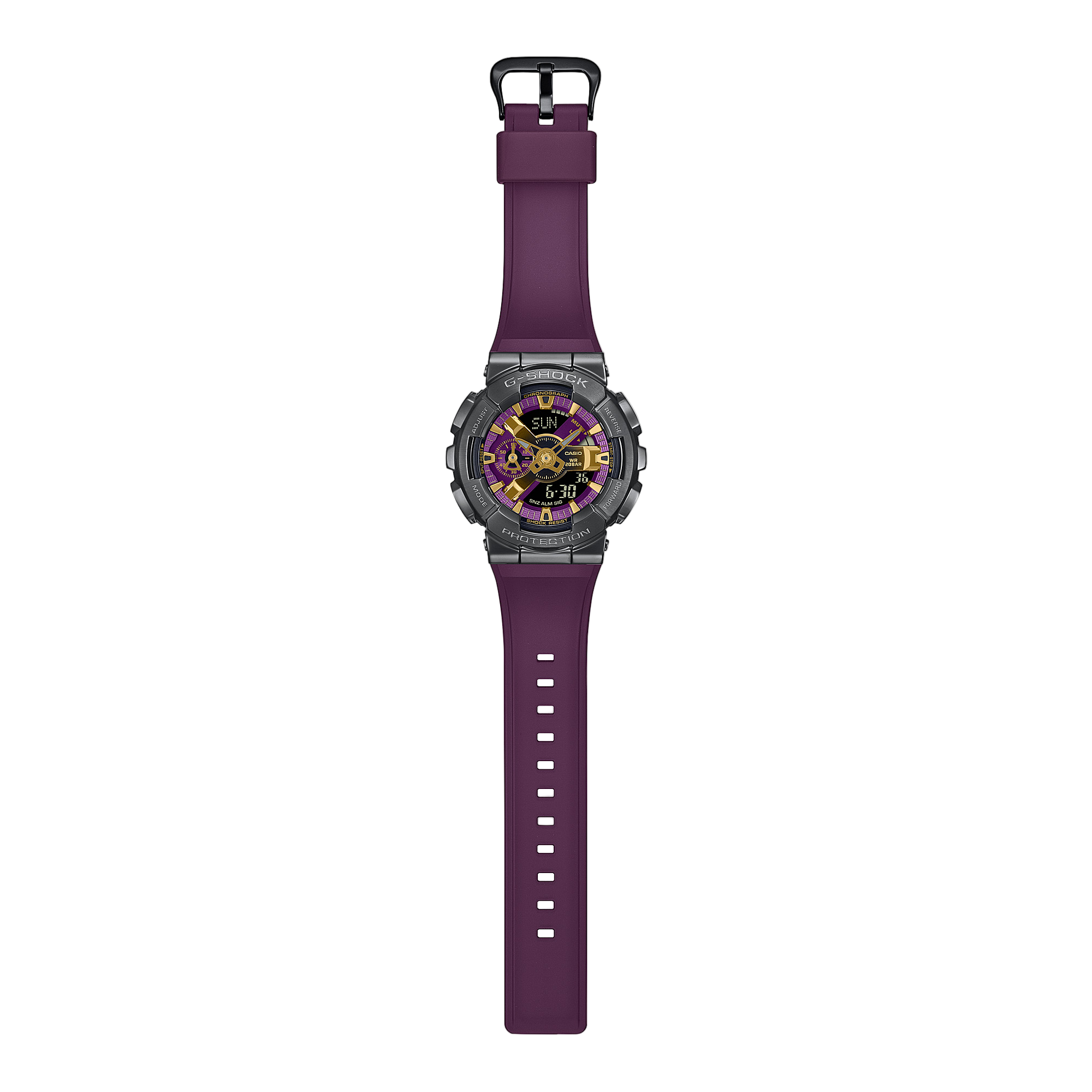 G-Shock G-Steel Purple Resin Band Watch GM110CL-6A