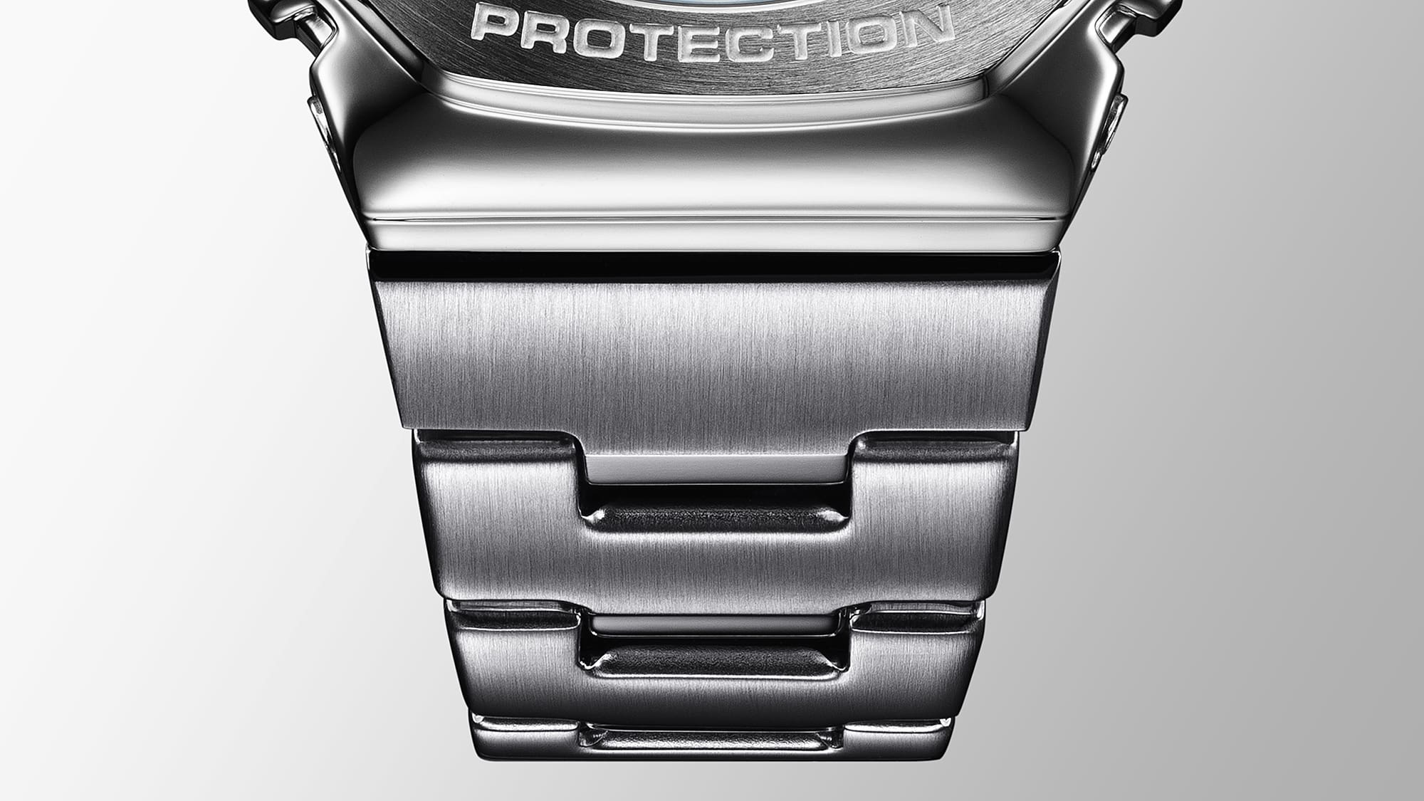 G-Shock G-Steel 2100 Series Orange Dial Stainless Steel Watch GM-2110D-4A