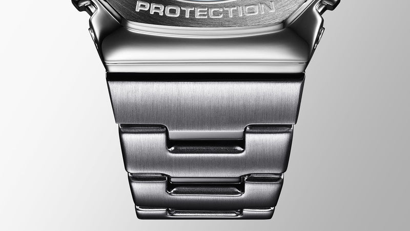 G-Shock G-Steel 2100 Series Silver Dial Stainless Steel Watch GM-2110D-7A