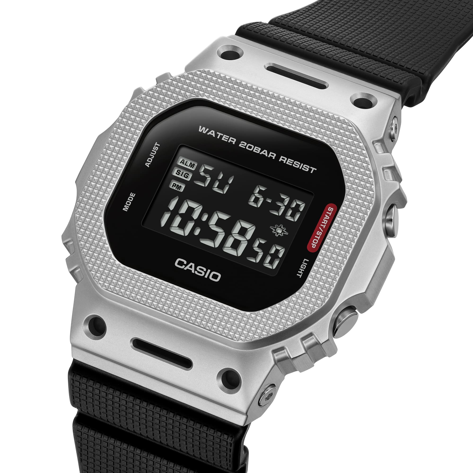 G-Shock Digital Modern Industrial Black Resin Band Watch GM5600M-1D