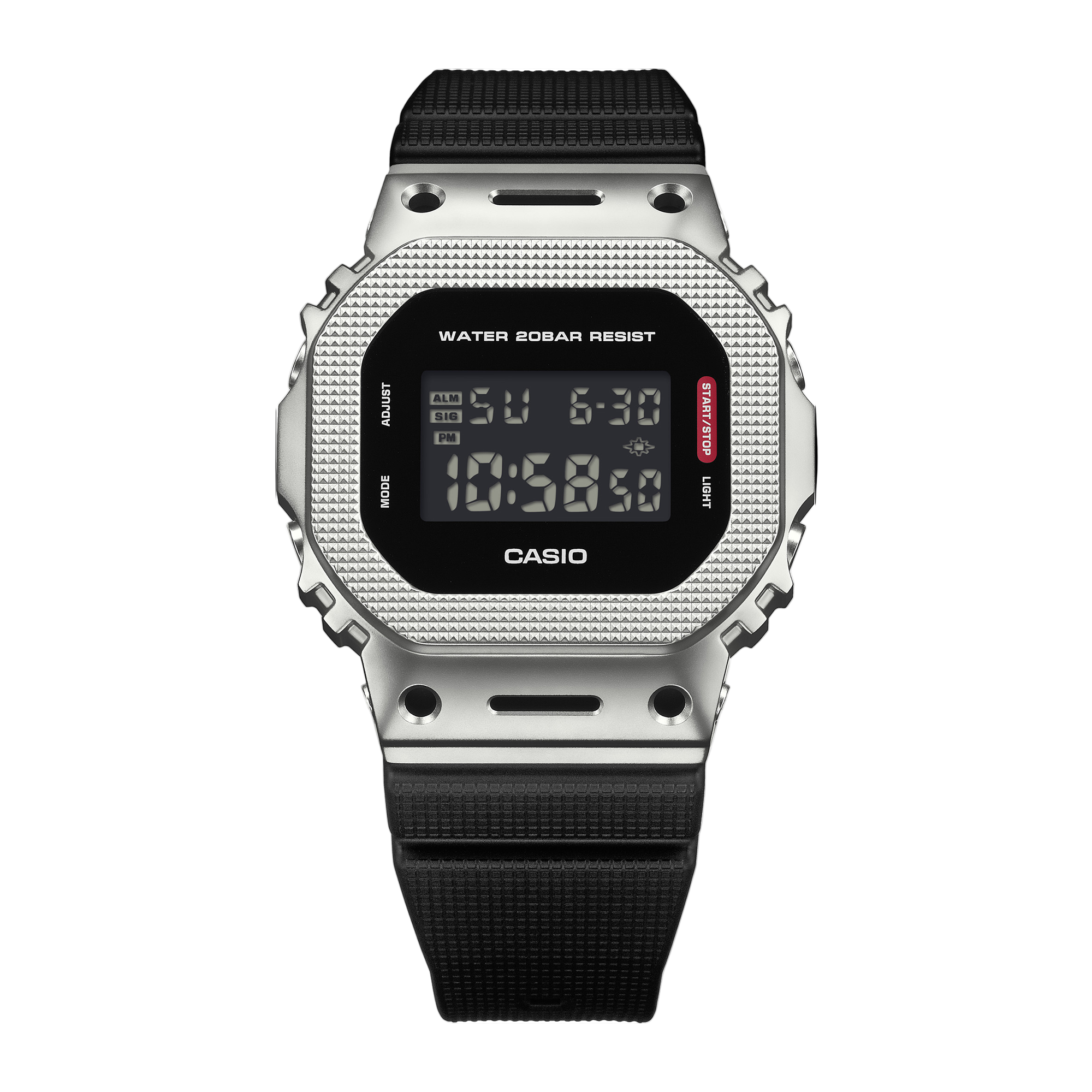 G-Shock Digital Modern Industrial Black Resin Band Watch GM5600M-1D