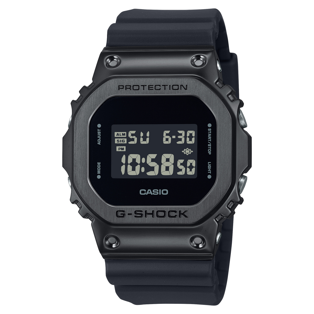 G-Shock Digital Metal Black Resin Band Watch GM5600UB-1D