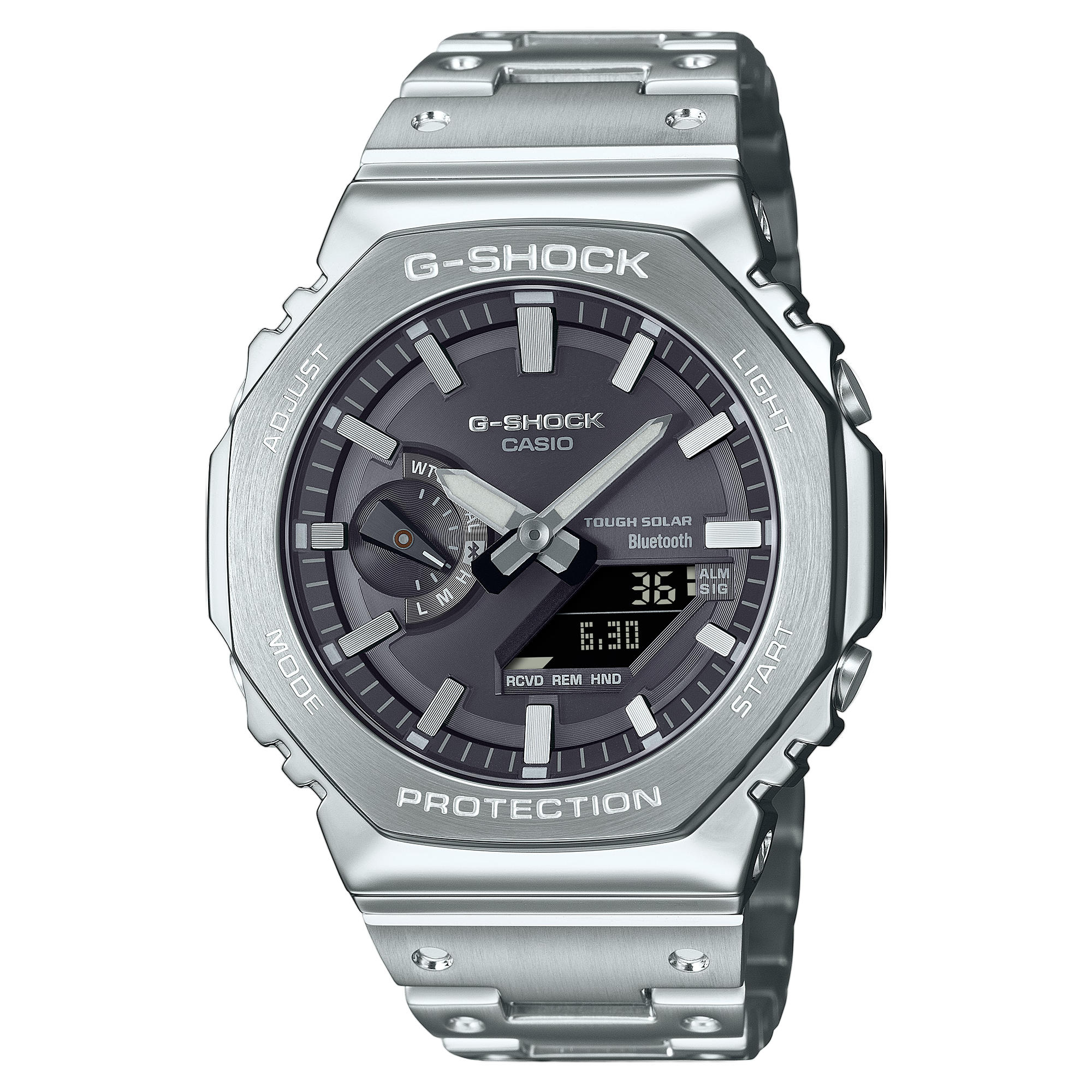 G-Shock Full Metal Black Dial Stainless Steel Watch GMB2100SD-1A