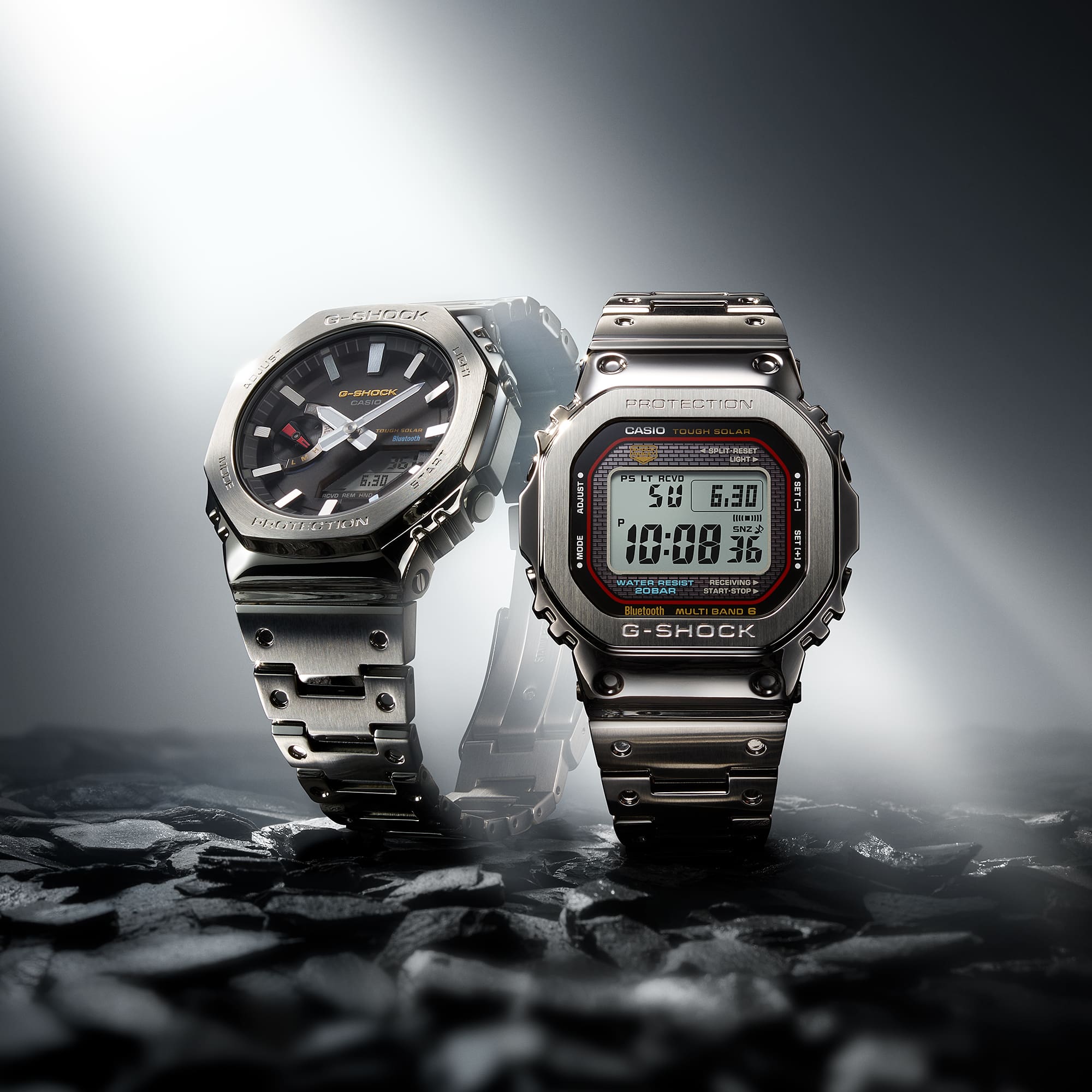 G-Shock Full Metal 5000 Series Stainless Steel Watch GMWB5000D-1C