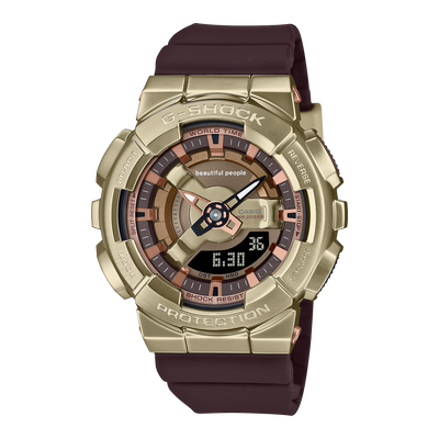 G-Shock Analog Digital Beautiful People Brown Resin Band Watch GMS110BP-5A