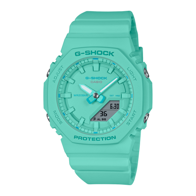 G-Shock Turquoise Resin Band Turquoise Dial Watch GMAP2100-2A