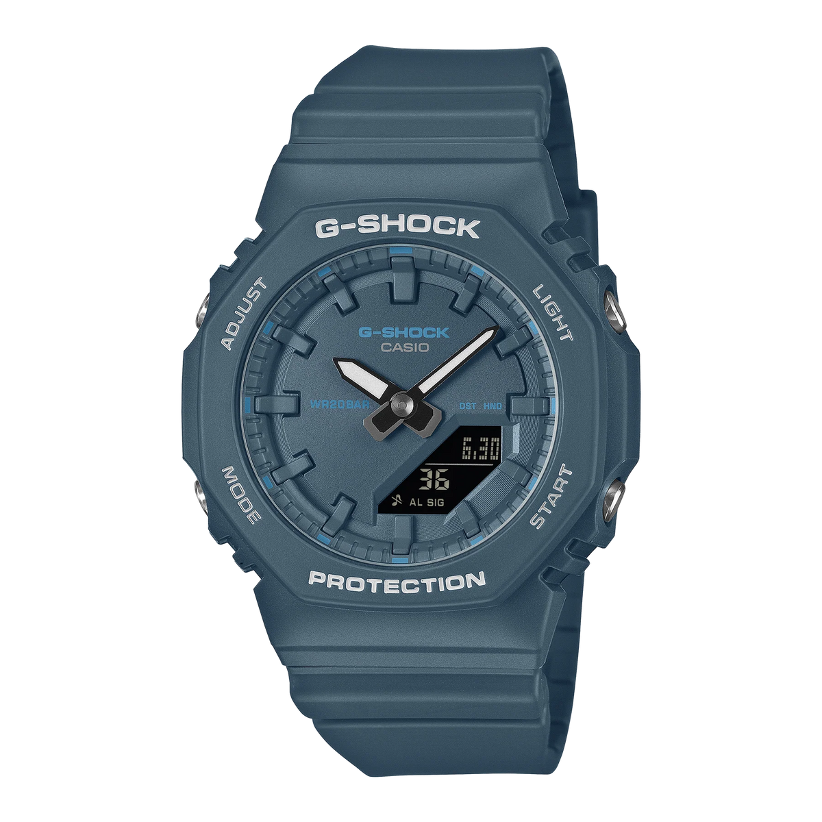 G-Shock Slim CasiOak Digital Navy Blue Watch GMAP2100BA-2A