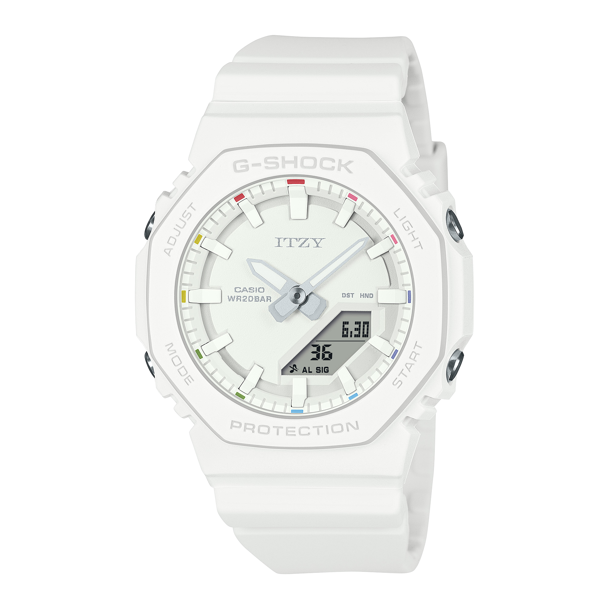 G-Shock Analog Digital Itzy Collaboration White Resin Band GMAP2100IT-7A