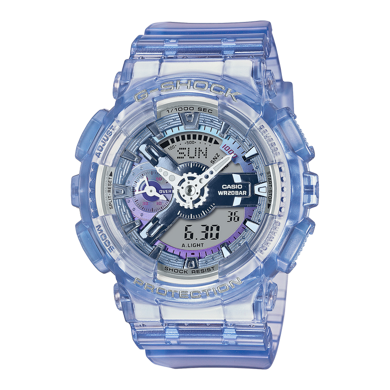 G-Shock Analog Digital Mid DUO Virtual World Resin Band Watch GMAS110VW-6A