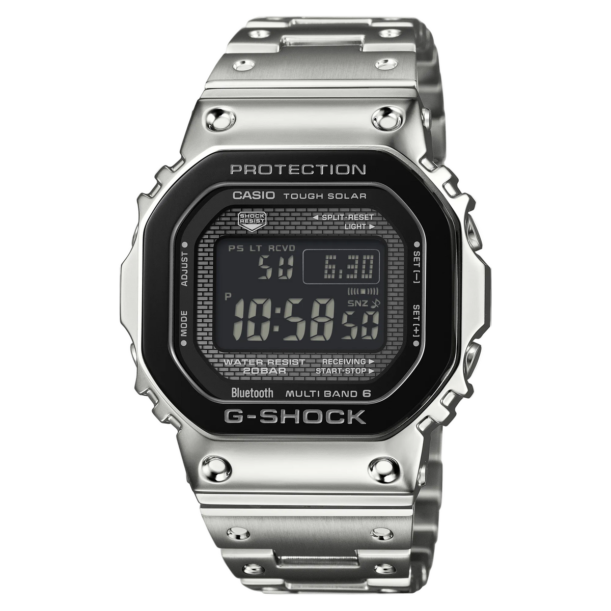 G-Shock G-Steel Black Dial Stainless Steel Watch GMWB5000BT-1D