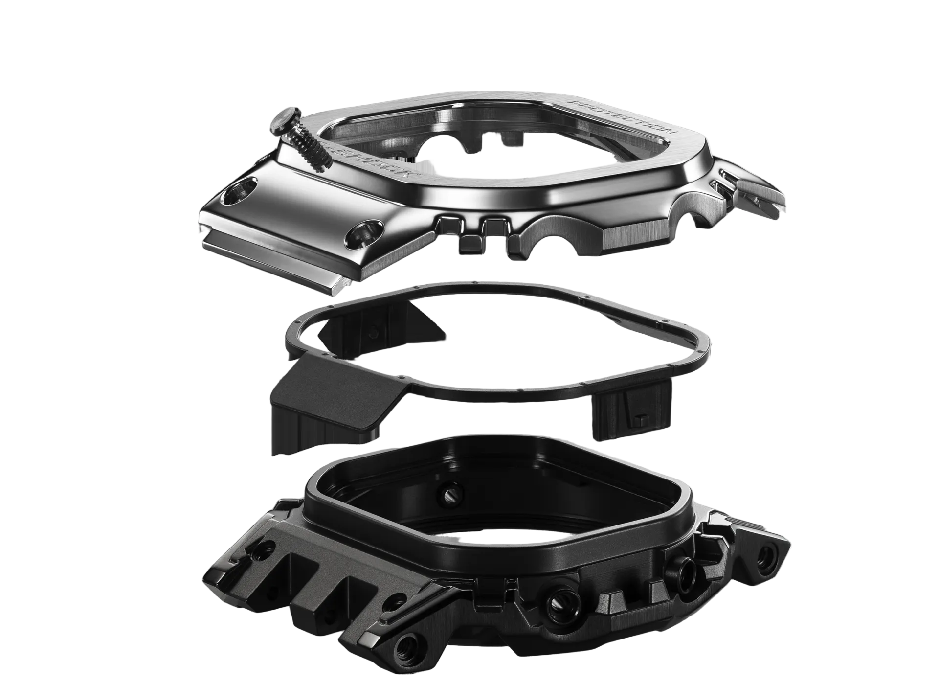 G-Shock Full Metal Black Dial Stainless Steel Watch GMWBZ5000BD-1D