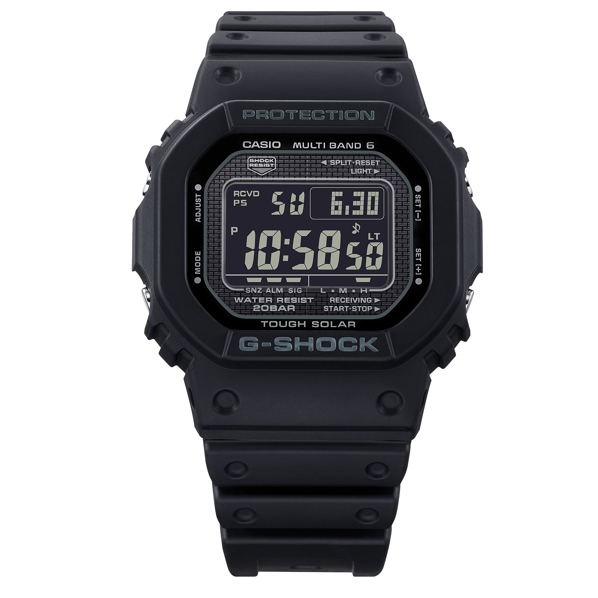 G-Shock Digital Black Resin Band Watch GW-5000HS-1D