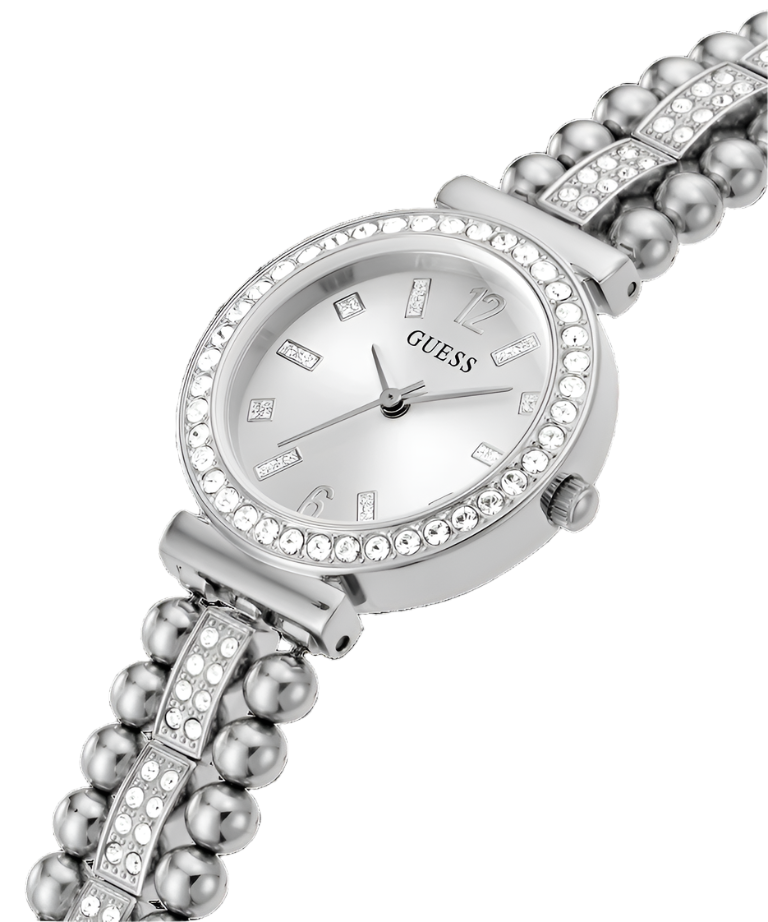 Guess Gala Silver Dial Stainless Steel Watch GW0401L1