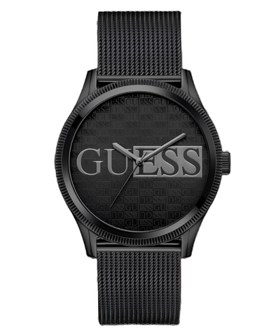 Guess Reputation Black Dial Black Tone Analog Watch GW0710G3