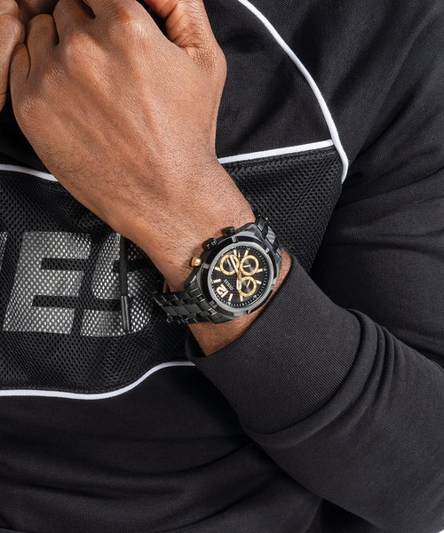 Guess Black Dial Black Tone Multi-function Watch - GW0714G4 GUESS Guess Black Dial Black Tone Multi-function Watch - GW0714G4 GUESS