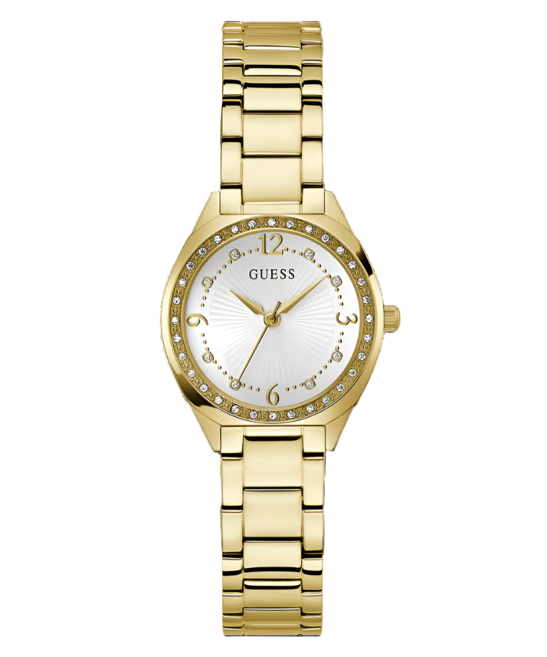 Guess Charlotte Crystal Gold-Tone Analog Watch GW0767L2