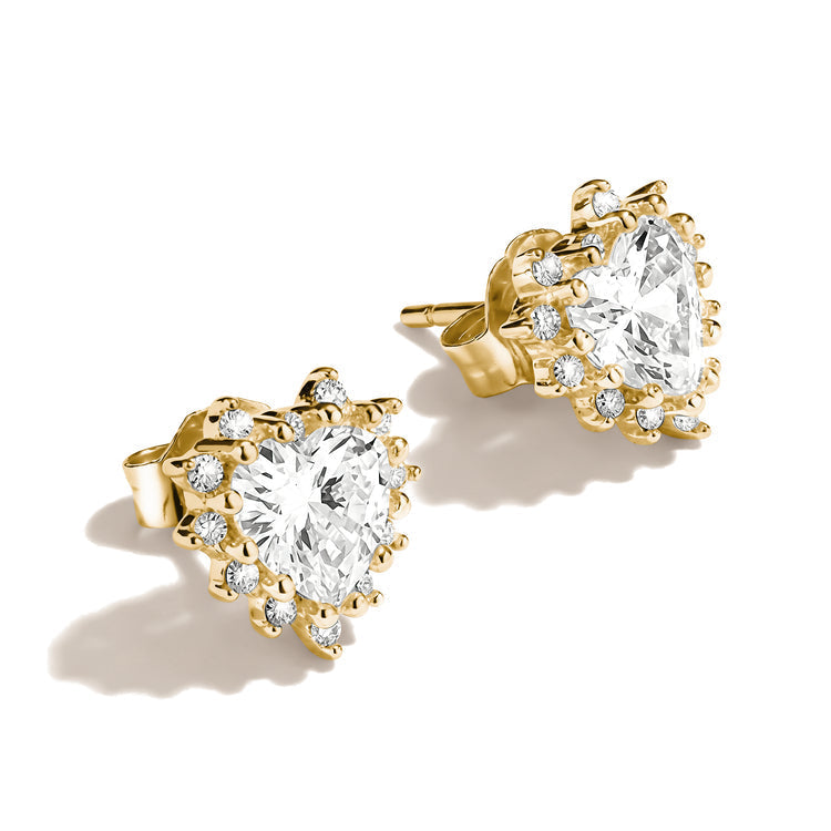 Thomas Sabo Ear studs with heart cut zirconia