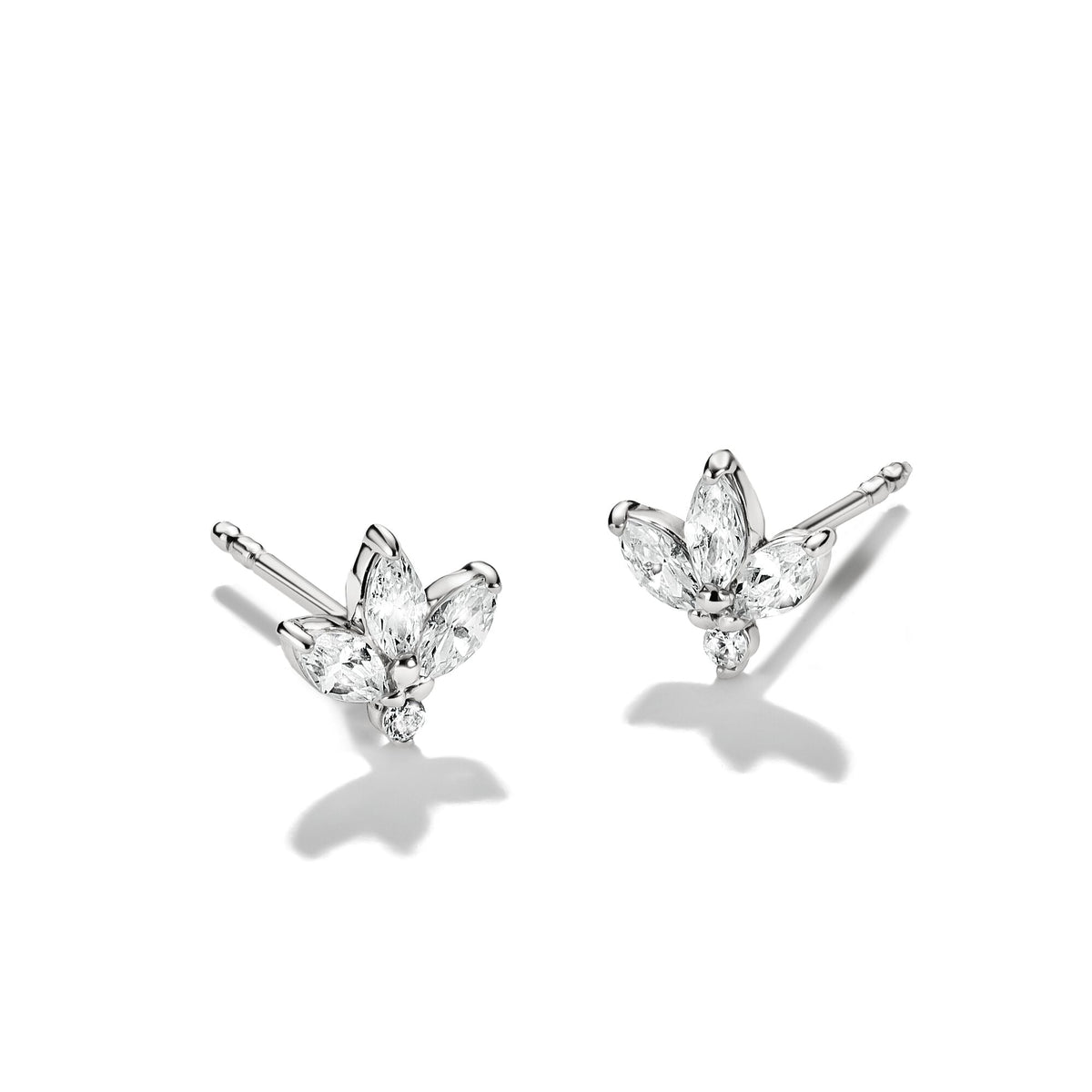Thomas Sabo Stud earrings flower with zirconia in teardrop shape TH2371 TH2371 view 4
