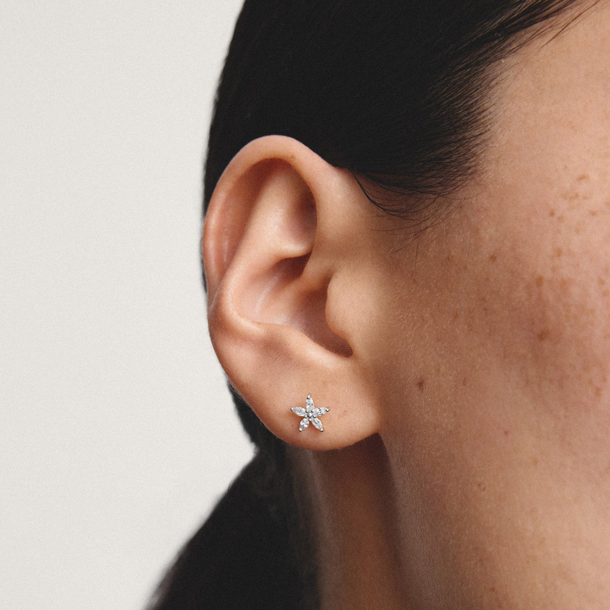 Thomas Sabo Stud earrings flower with zirconia TH2376 TH2376 view 3