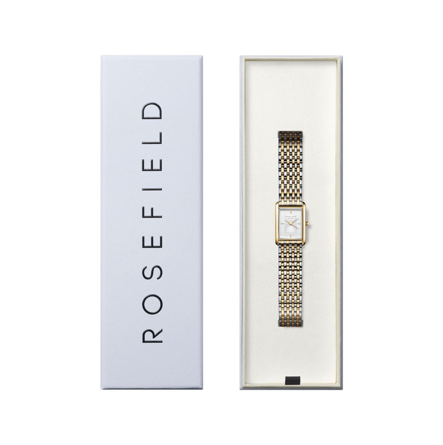Rosefield Heirloom White Dial Duotone Watch HWDSG-H03