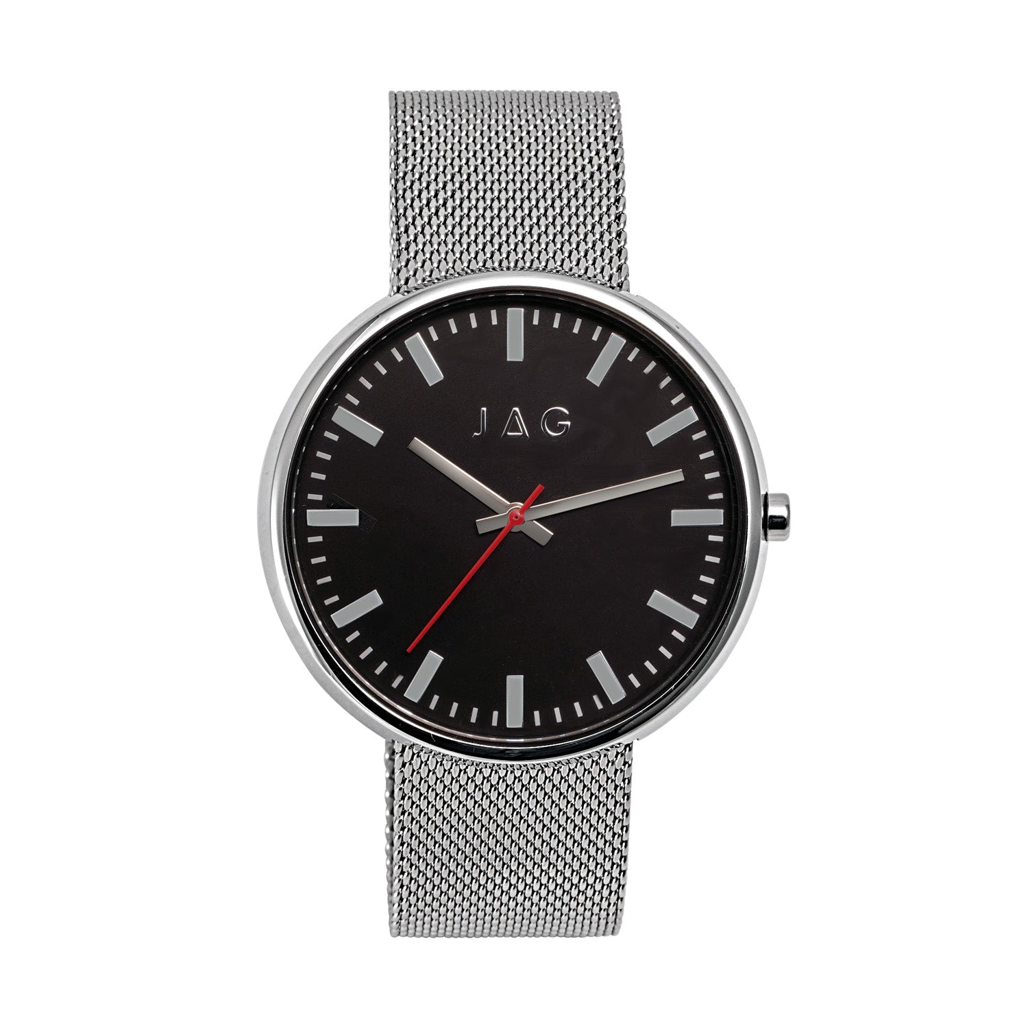 Jag Glebe Silver Stainless Steel 42mm Mens Watch Classic Design