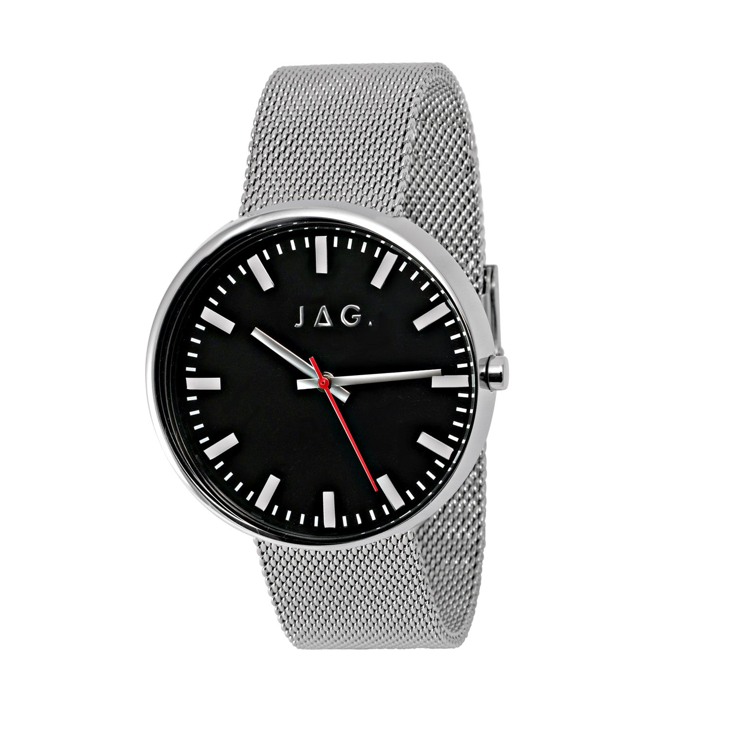 Jag Glebe Silver Stainless Steel 42mm Mens Watch Classic Design
