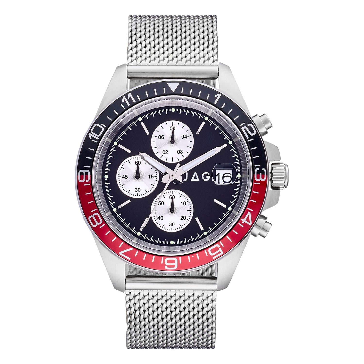 JAG Curl Curl Silver Stainless Steel 42mm Men’s Watch 2024