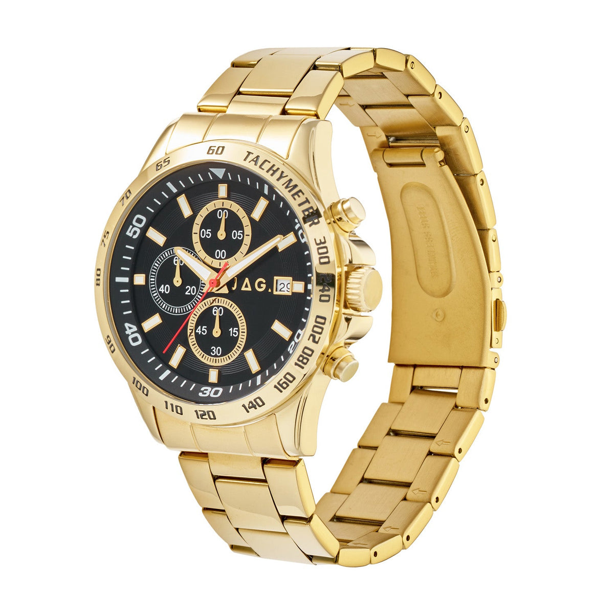 Jag Callum Black Dial Gold Steel Mens Watch J3115A view 3