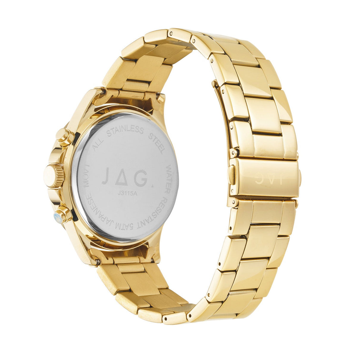 Jag Callum Black Dial Gold Steel Mens Watch J3115A view 2