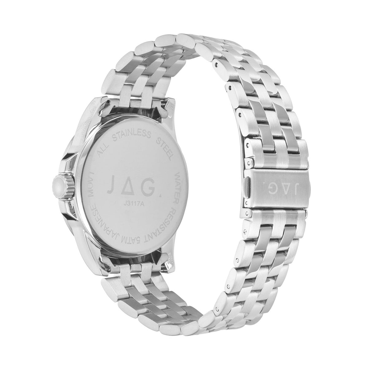 Jag Ethan Black Dial Silver Steel Mens Watch J3117A view 2