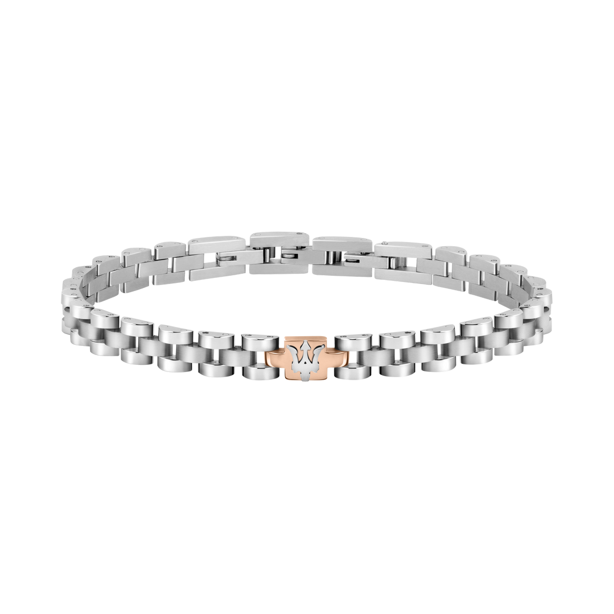 Maserati Silver and Rose Gold Jewels Bracelet