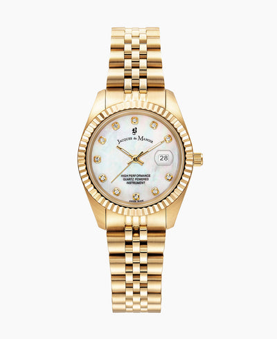 JDM Inspiration Passion Gold Mother of Pearl Women's Watch JWL01203