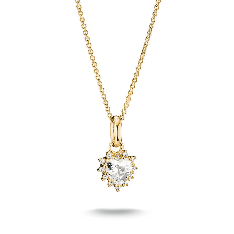 Thomas Sabo Chain with heart-cut zirconia