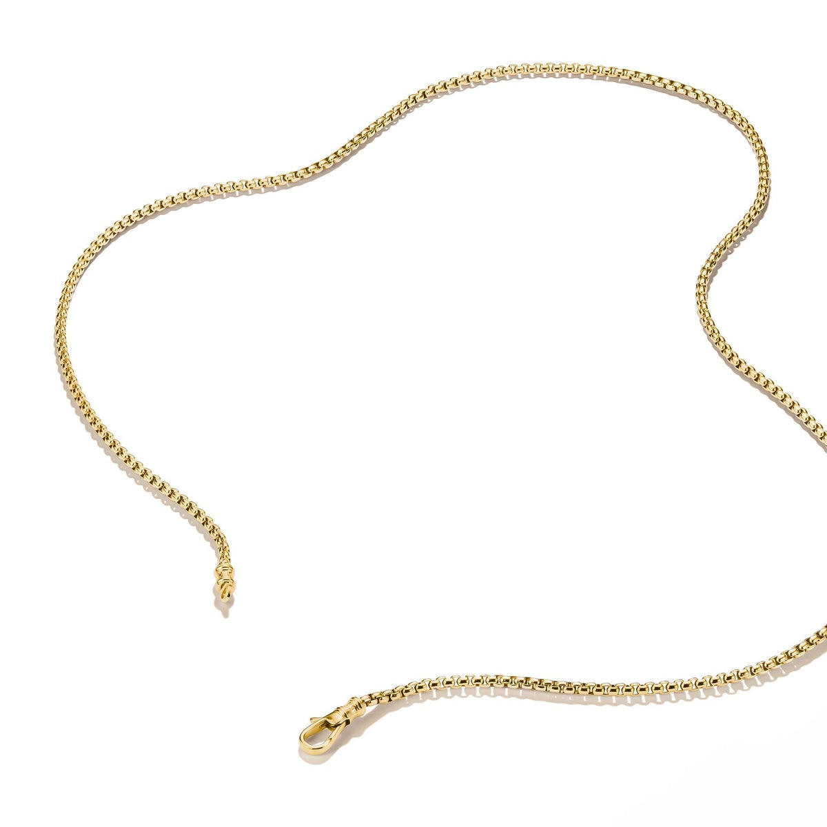 Thomas Sabo Gold-Tone Stainless Steel Box Chain Necklace 2.7mm TKE2400SY-55 TKE2400SY-55 view 2
