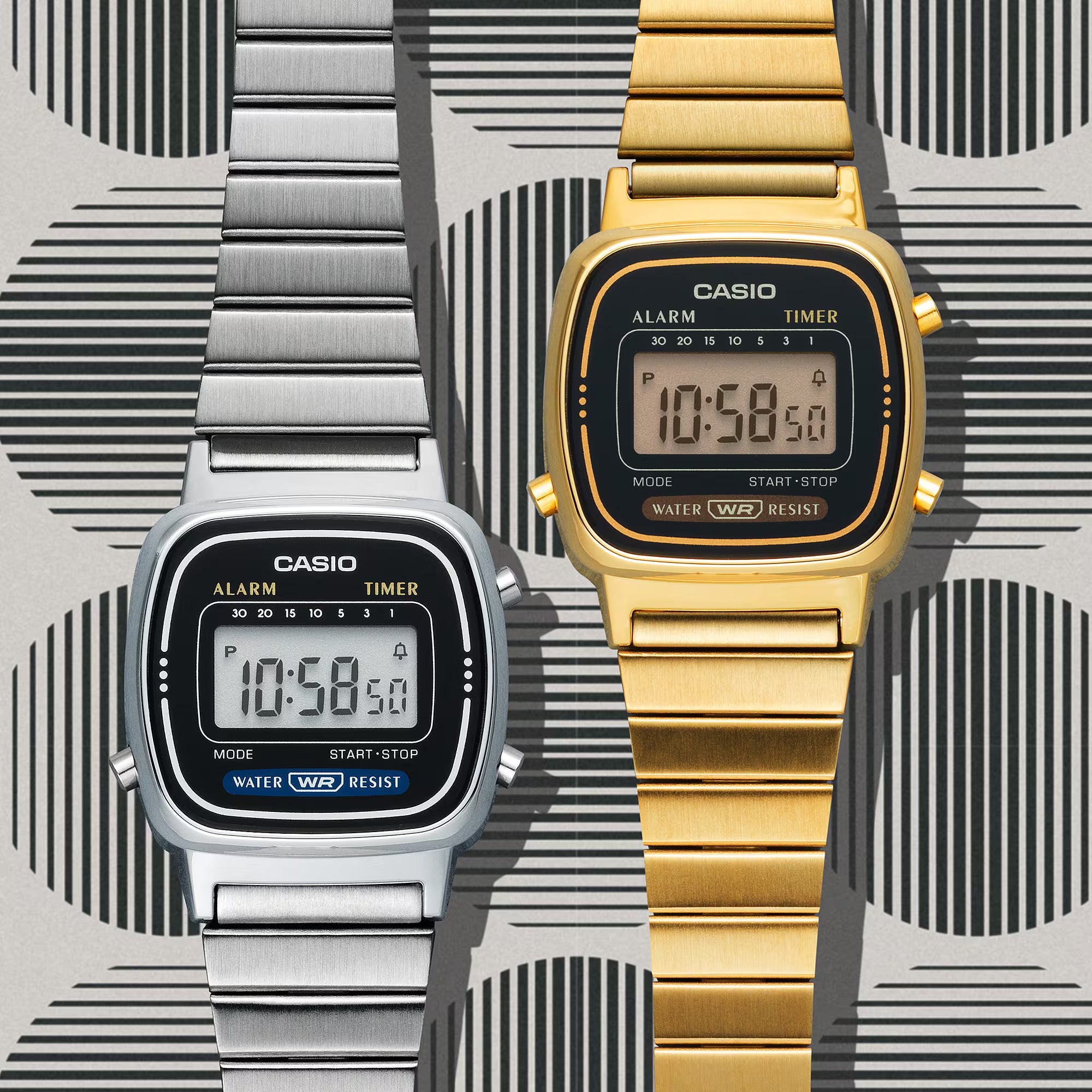 Casio Womens La670Wa-1 Daily Alarm Digital Watch LA670WA-1D