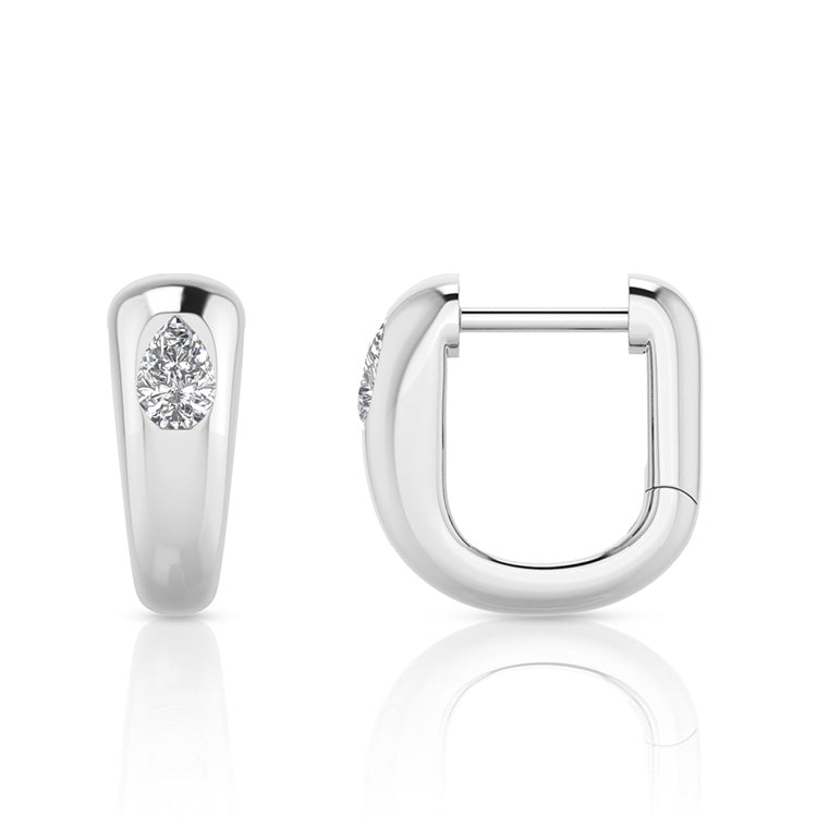 0.20ct Lab Grown Diamond Earrings in 9K White Gold