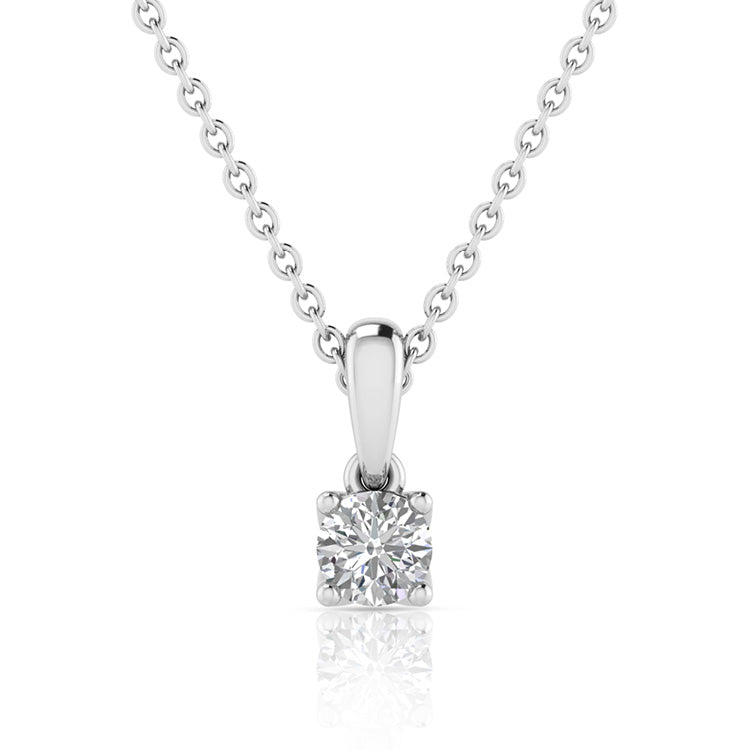 2.00ct Lab Grown Diamond Necklace in 9K White Gold