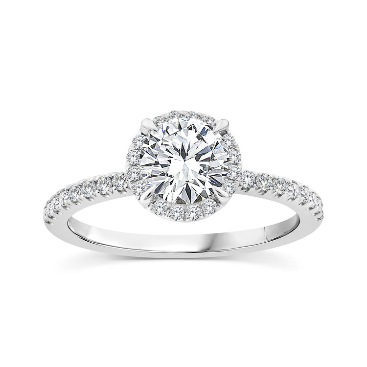 1.25ct Lab Grown Diamond Ring in 9K White Gold